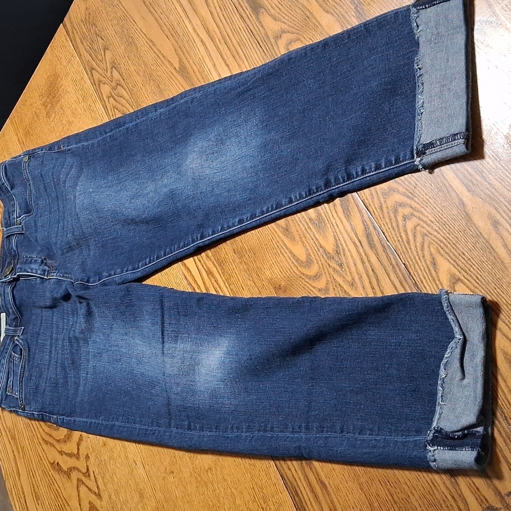 KUT FROM THE KLOTH Jeans Womens 8 BLUE ASHER ANKLE STRAIGHT LEGS Preowned Used